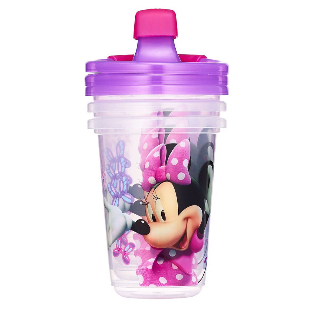 The First Years, Disney Minnie Mouse, vasitos para sorber, a partir de 9 meses, paquete de 3, 10 oz (296 ml)