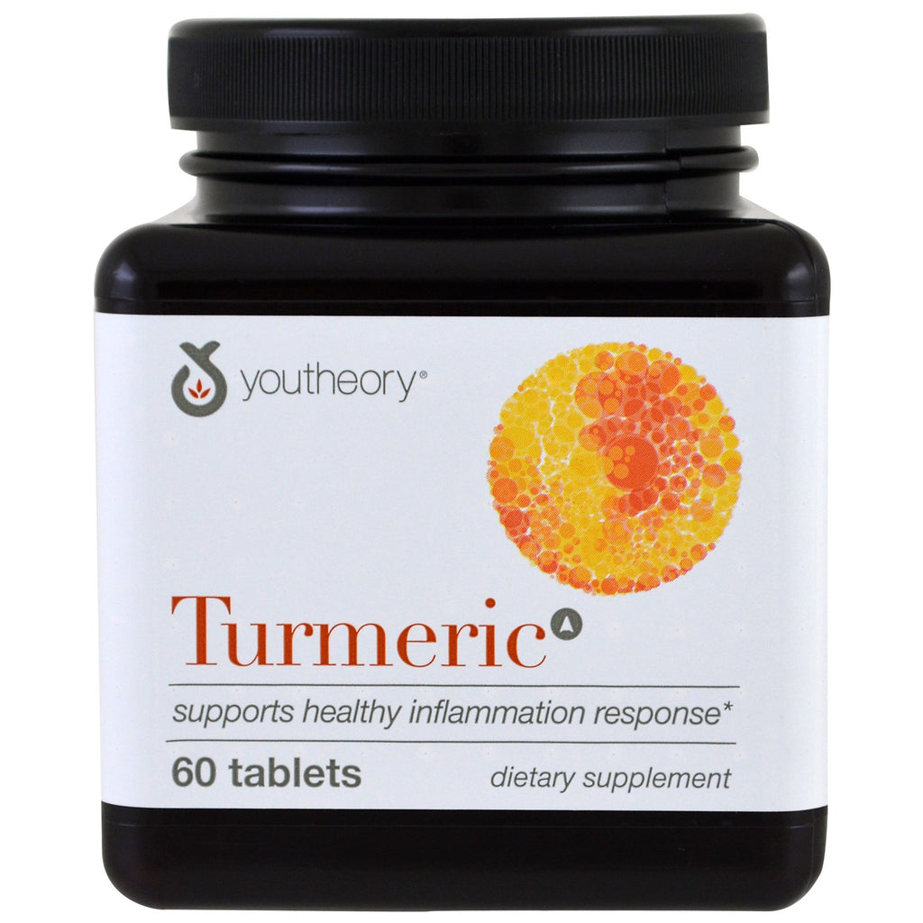 Youtheory, turmeric, 60 de tablete