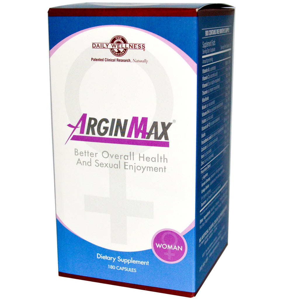 Daily Wellness Company, ArginMax voor vrouwen, 180 capsules