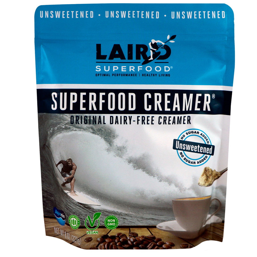 Laird Superfood, Crema superalimentaria, sin azúcar, 8 oz (227 g)