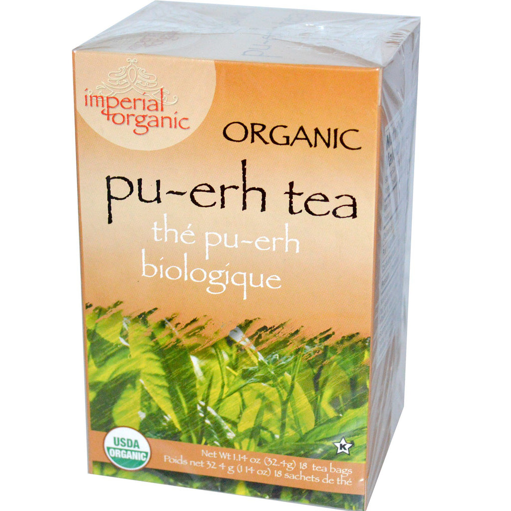 अंकल ली की चाय, पु-एर्ह चाय, 18 टी बैग, 1.14 आउंस (32.4 ग्राम)