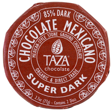 Taza Chocolate, Chocolate Mexicano, Súper Oscuro, 2 Discos