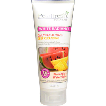 Petal Fresh, Botanicals, White Radiance, Nettoyant quotidien pour le visage, Ananas + Pastèque, 7 fl oz (200 ml)