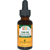 Herb Pharm, Mullein/Garlic Kids Ear Oil, 1 fl oz (30 ml)