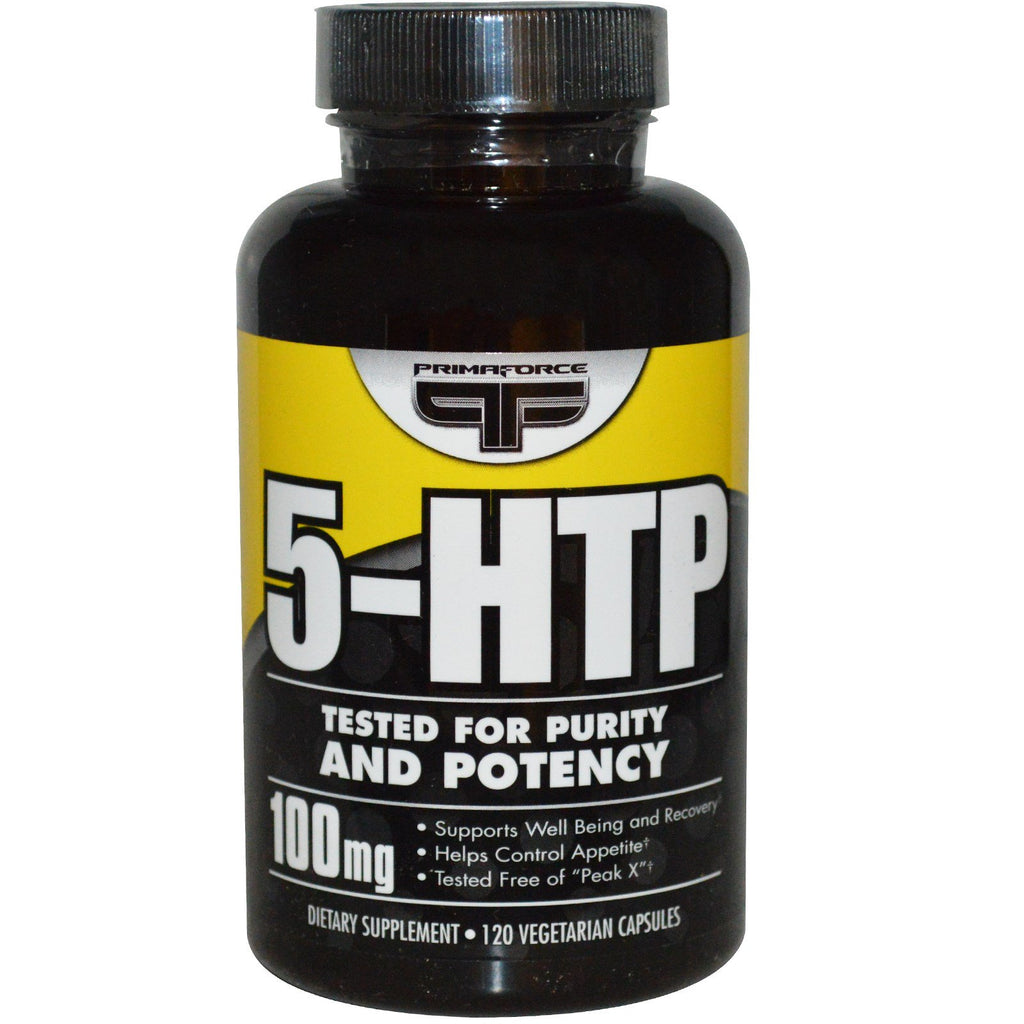 Primaforce、5-HTP、100 mg、120 ベジカプセル