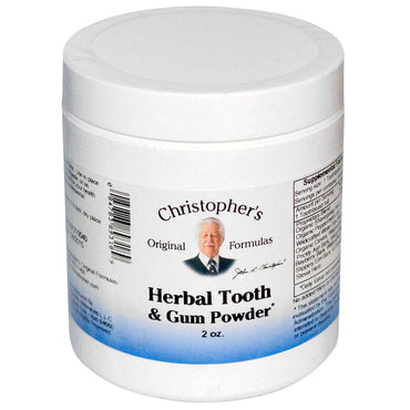 Christopher's Original Formulas, Herbal Tooth & Gum Powder, 2 oz