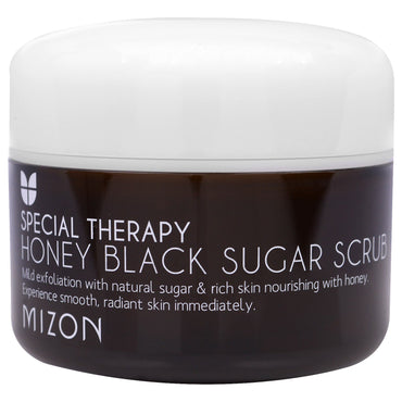 สครับน้ำตาลทรายดำ Mizon Honey 3.17 ออนซ์ (90 กรัม)
