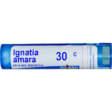 Boiron, remedios únicos, Ignatia Amara, 30 °C, 80 gránulos aproximadamente