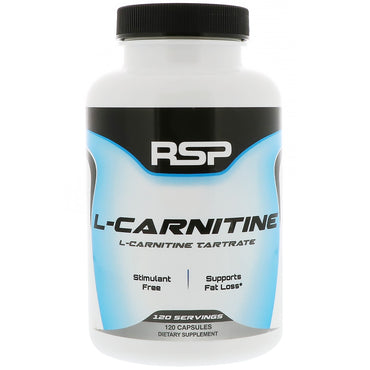 RSP Nutrition, L-Carnitina, 120 cápsulas