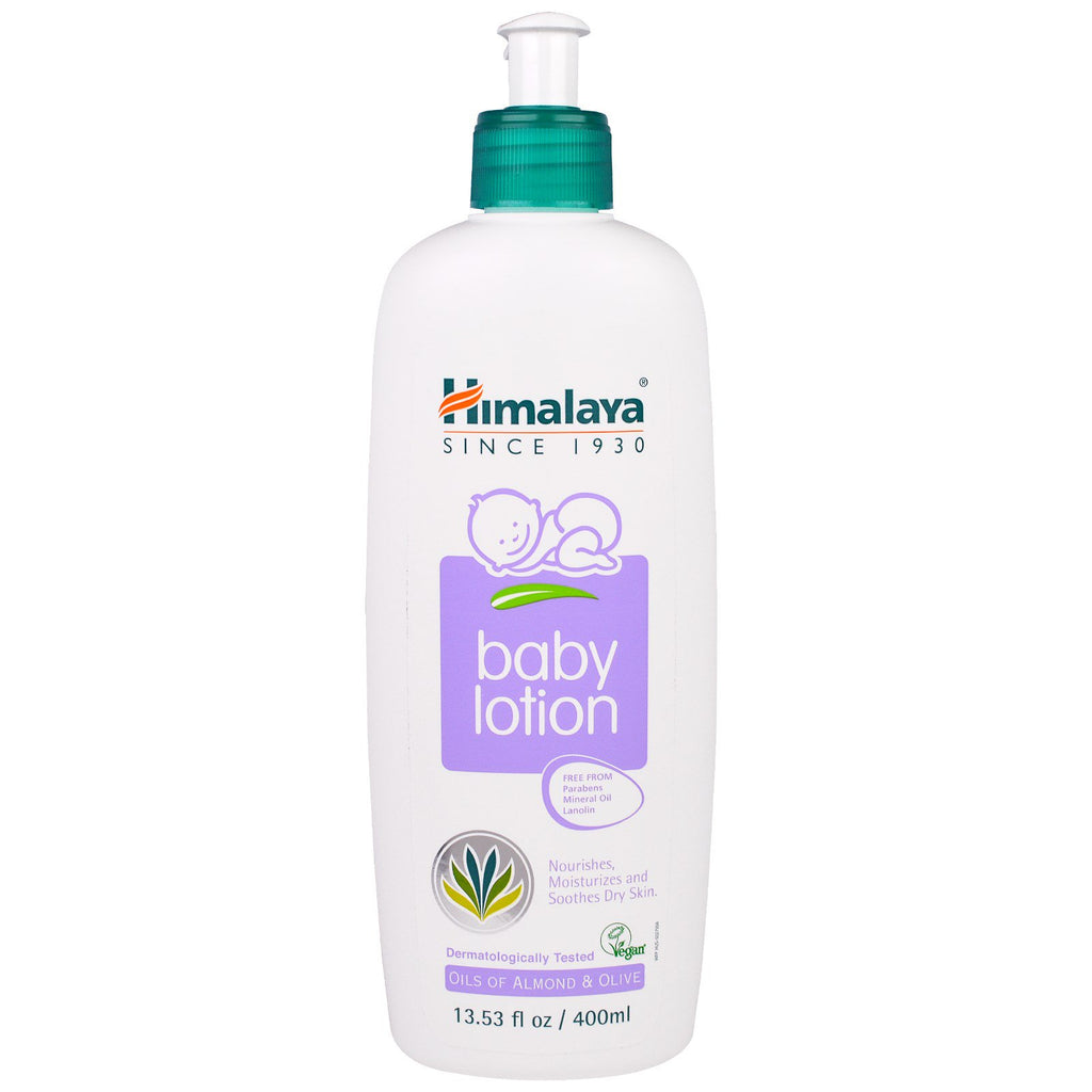 Himalaya Baby Lotion Oljor av mandel och oliv 13,53 fl oz (400 ml)