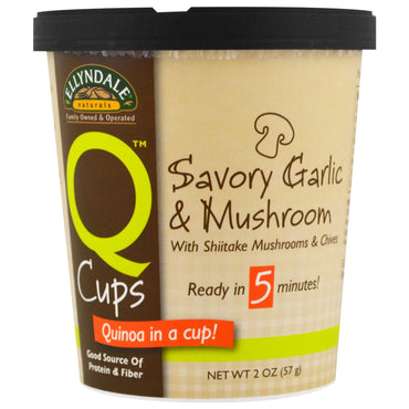 Now Foods, Ellyndale Naturals, Quinoa Cups, Savory Garlic & Mushroom, 2 oz (57 g)