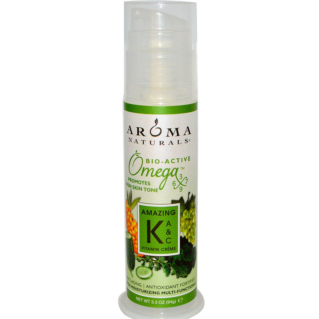 Aroma Naturals, Amazing K, Cremă cu vitamine A și C, 3,3 oz (94 g)