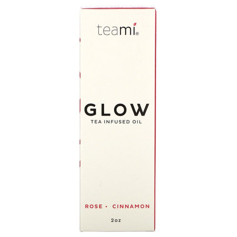 Teami, Glow, שמן פנים ספוג תה, קינמון ורד, 2 אונקיות