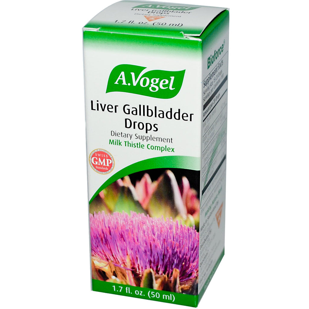 A Vogel, Gotas para la vesícula biliar del hígado, 50 ml (1,7 oz. líq.)