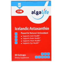 Algalife, Astaxanthine islandaise, 12 mg, 60 gélules