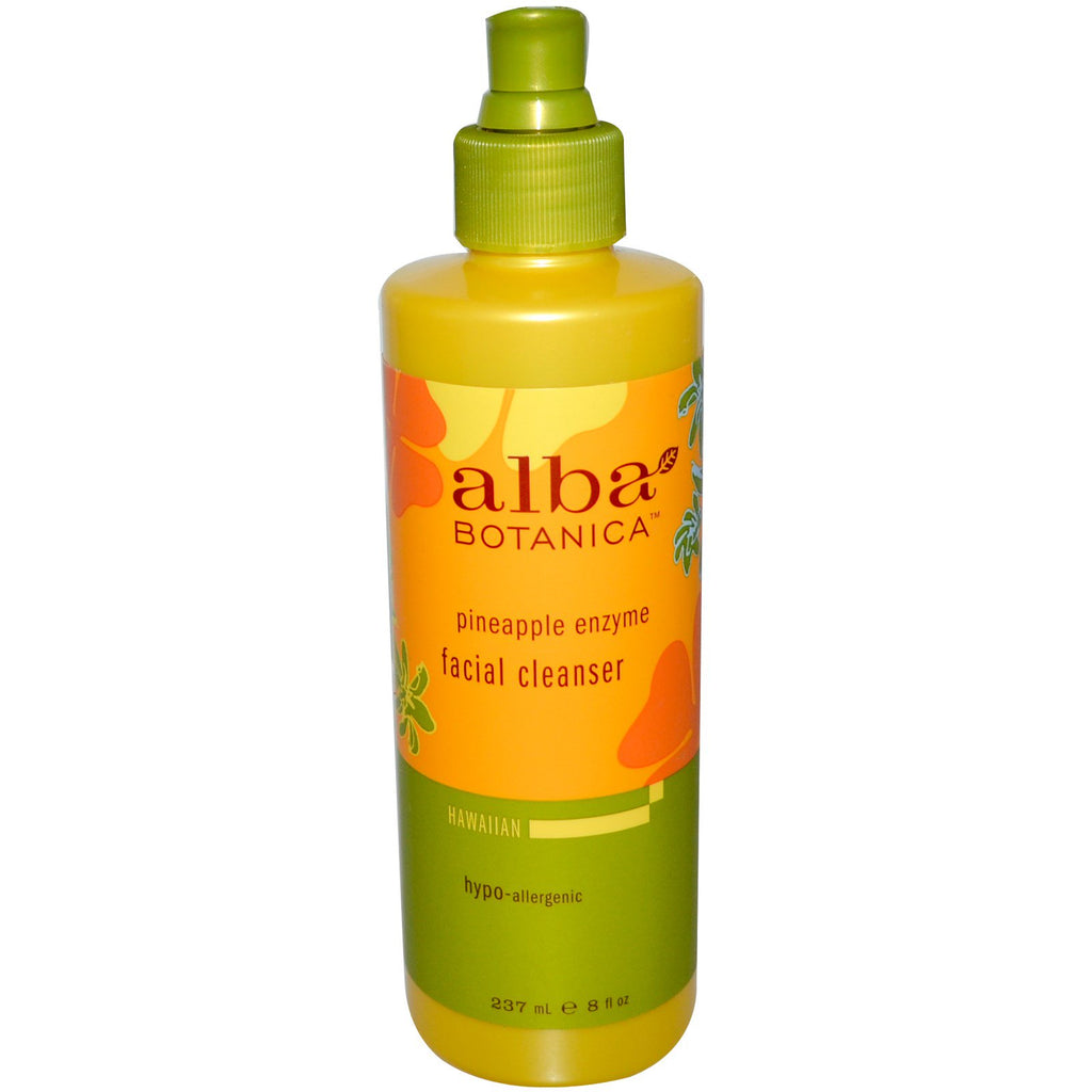 Alba Botanica, Facial Cleanser, Pineapple Enzyme, 8 fl oz (237 ml)