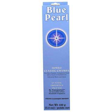 Blue Pearl, Classic Imported Incense, Jumbo Classic Champa, 3.5 oz (100 g)