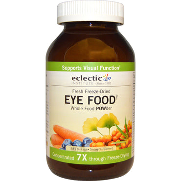 Institutul Eclectic, Alimente pentru ochi, pulbere alimentară integrală, 4,9 oz (138 g)