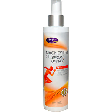 Life Flo Health, Spray deportivo de aceite de magnesio, 8 fl oz (237 ml)