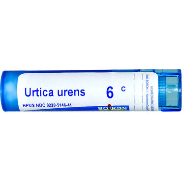 Boiron, remèdes uniques, Urtica Urens, 6C, environ 80 granulés