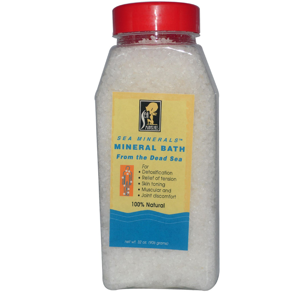 Minerały morskie, Mineralna sól do kąpieli, 32 uncje (906 g)