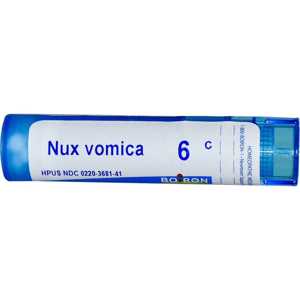 Boiron, علاجات فردية، nux vomica، 6c، حوالي 80 حبة
