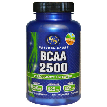 Natural Sport, BCAA 2500, 120 gélules végétales