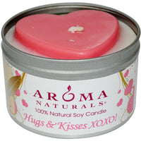 Aroma Naturals, 100% Natural Soy Candle, Hugs & Kisses XOXO!, 6.5 oz