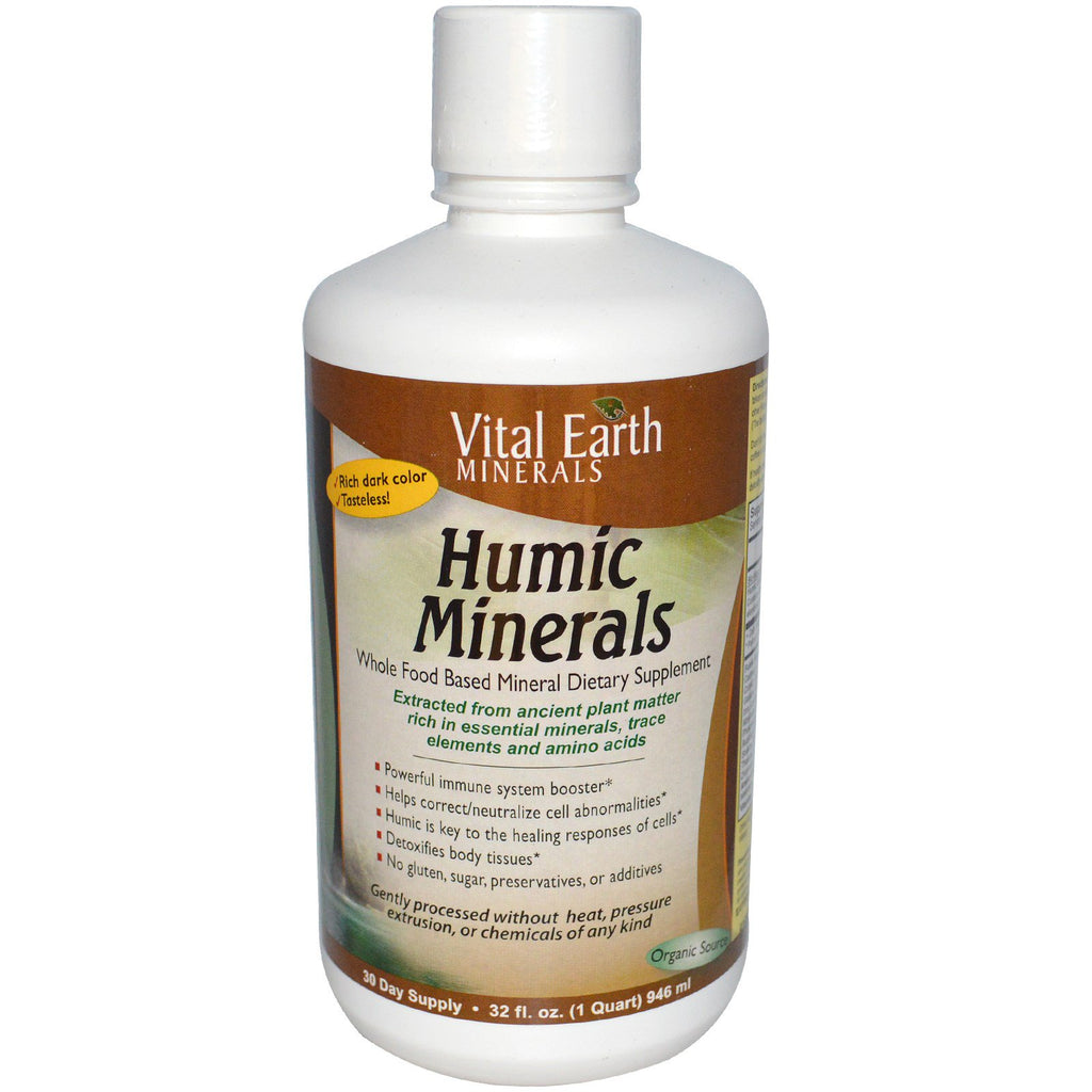 Vital Earth Minerals, minerale humice, 32 fl oz (946 ml)