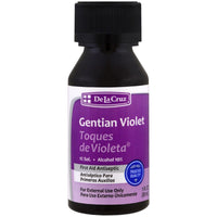 De La Cruz, Gentian Violet, førstehjelp antiseptisk, 1 fl oz (30 ml)