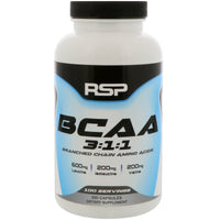 RSP Nutrition, BCAA 3:1:1, 200 gélules