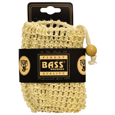Pincéis Bass, Bolsa porta sabonete de sisal, com cordão, fibras 100% naturais, firmes, 1 peça