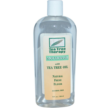 Tea Tree Therapy Płyn do płukania jamy ustnej z olejkiem z drzewa herbacianego 12 uncji (354 ml)