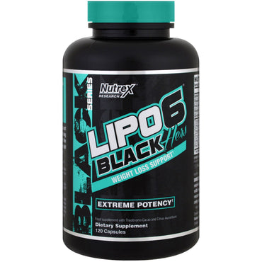 Nutrex Research, Lipo 6 Black, Hers, Weight Loss Support , 120 Capsules