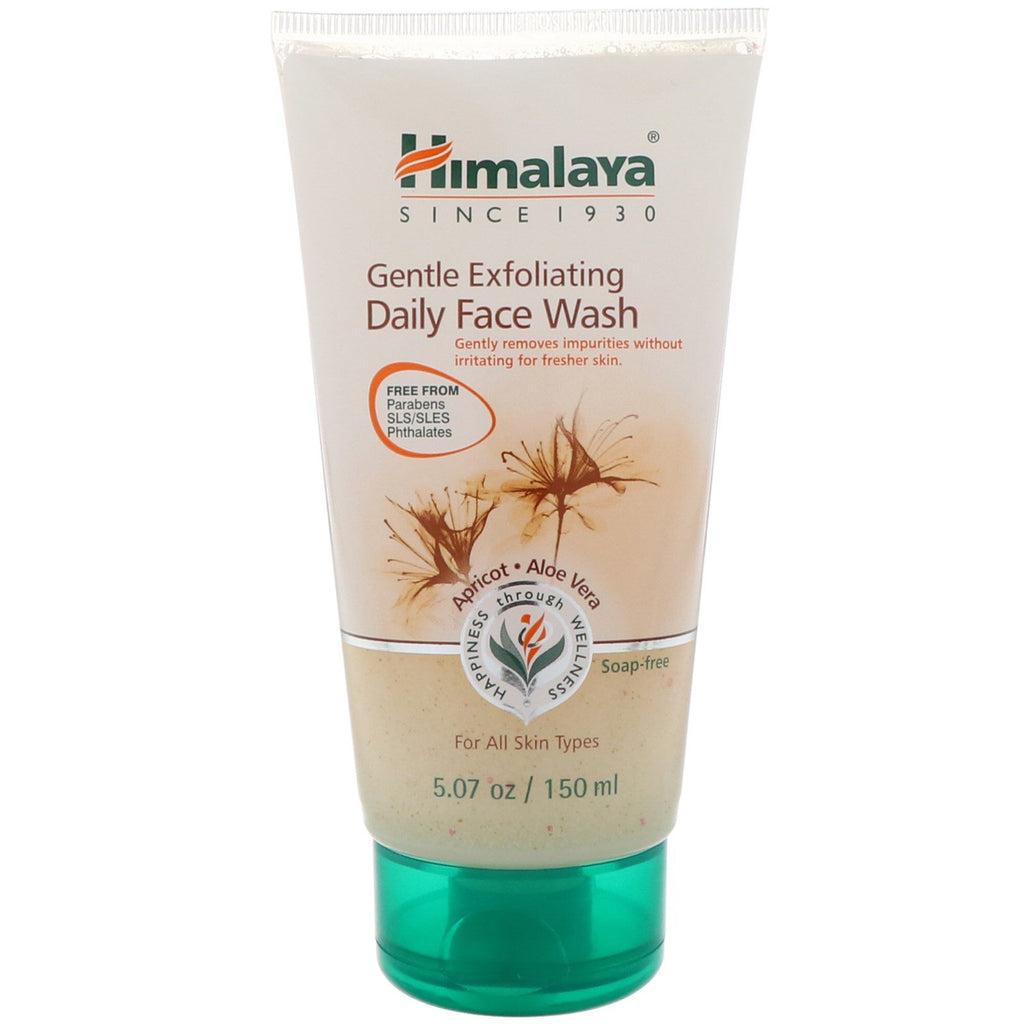 Himalaya, Gentle Exfoliating Daily Face Wash, สำหรับทุกสภาพผิว, 5.07 ออนซ์ (150 มล.)