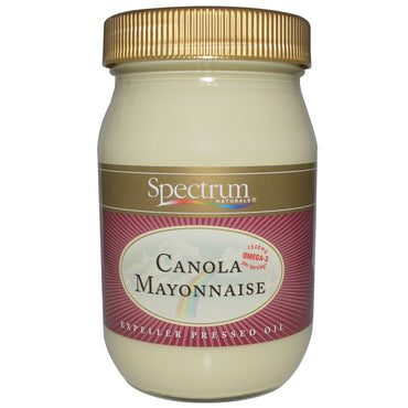 Spectrum Naturals, Canola-mayonaise, 16 fl oz (473 ml)