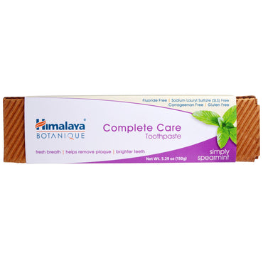 Himalaya, Botanique, Dentifrice Complete Care, Simply Spearmint, 5,29 oz (150 g)