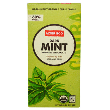Alter Eco,  Chocolate, Dark Mint, 2.82 oz (80 g)