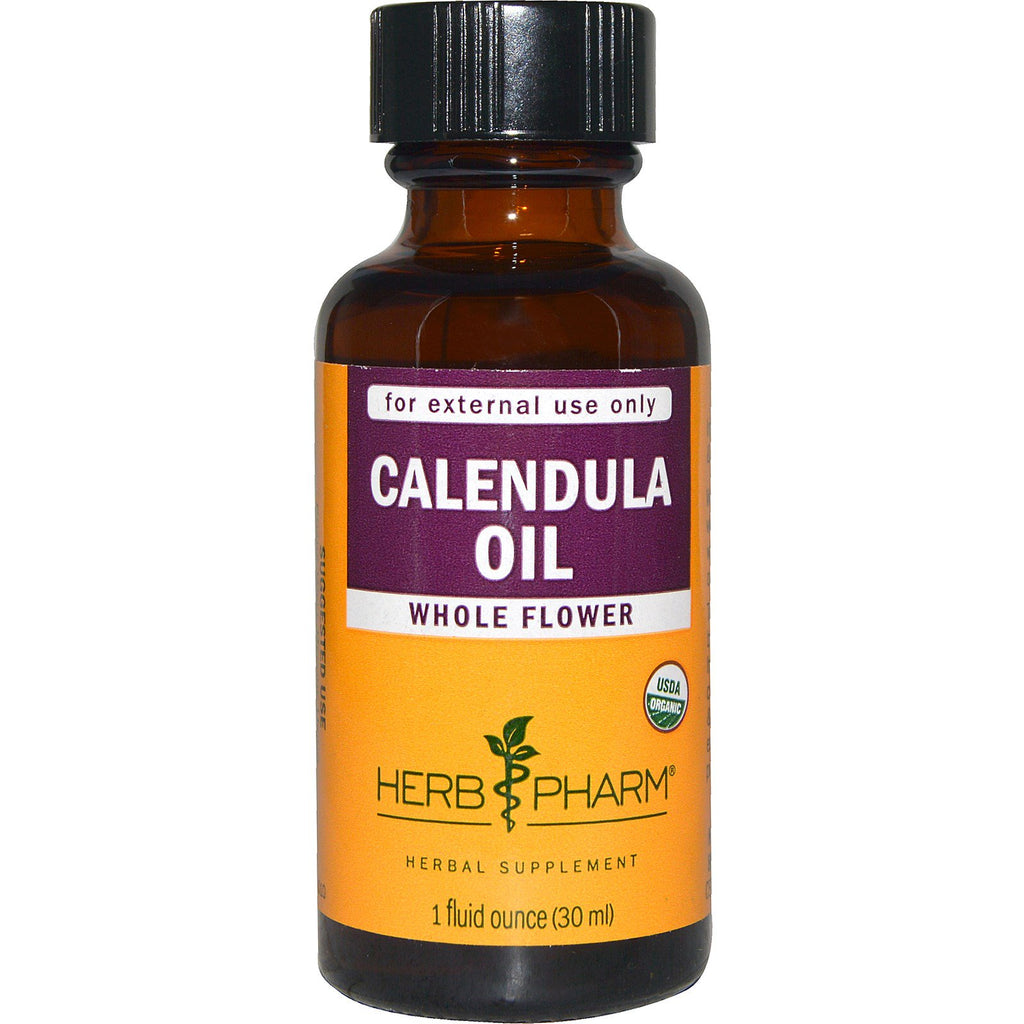 Herb Pharm, Aceite de caléndula, 1 fl oz (30 ml)