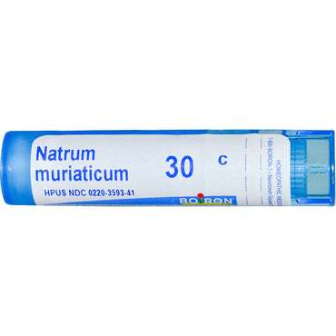 Boiron, remédios individuais, natrum muriaticum, 30c, aproximadamente 80 pellets