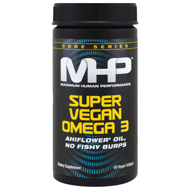 Maximum Human Performance, LLC, Omega 3 súper vegano, 90 cápsulas blandas veganas
