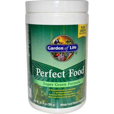 Garden of Life, تركيبة Perfect Food Super Green، 10.58 أونصة (300 جم)