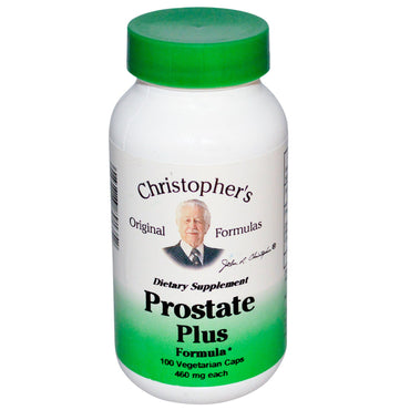 Christopher's Original Formulas, Formule Prostate Plus, 460 mg, 100 gélules végétariennes