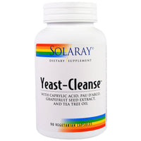 Solaray, Yeast-Cleanse, 90 Vegetarian Capsules