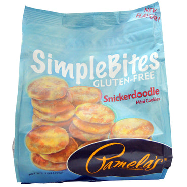 Pamela's Products, Simplebites, Mini galletas Snickerdoodle, sin gluten, 7 oz (198 g)