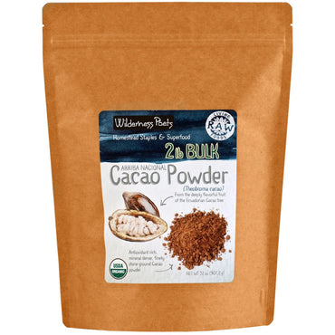 Wilderness Poets, Arriba Nacional, Cacao Powder, 32 oz (907.2 g)