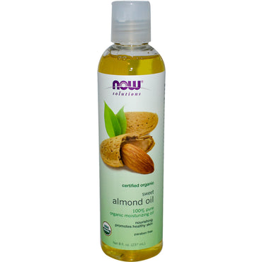 Now Foods, Solutions,  Sweet Almond Oil, 8 fl oz (237 ml)
