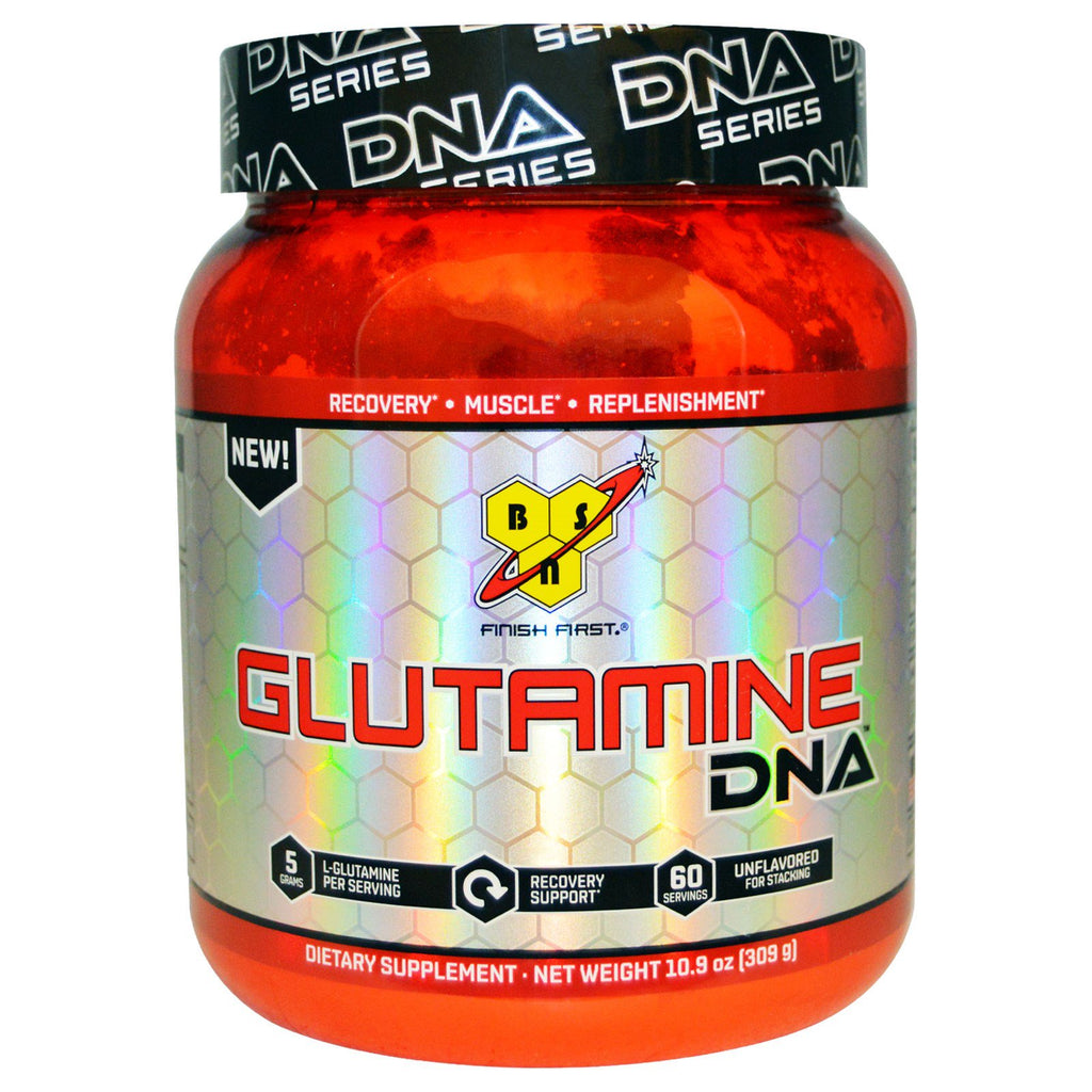 BSN, série ADN, ADN de glutamine, sans saveur, 10,9 oz (309 g)