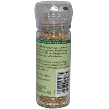 Frontier Natural Products,  Ceylon White Peppercorns, 2.08 oz (59 g)