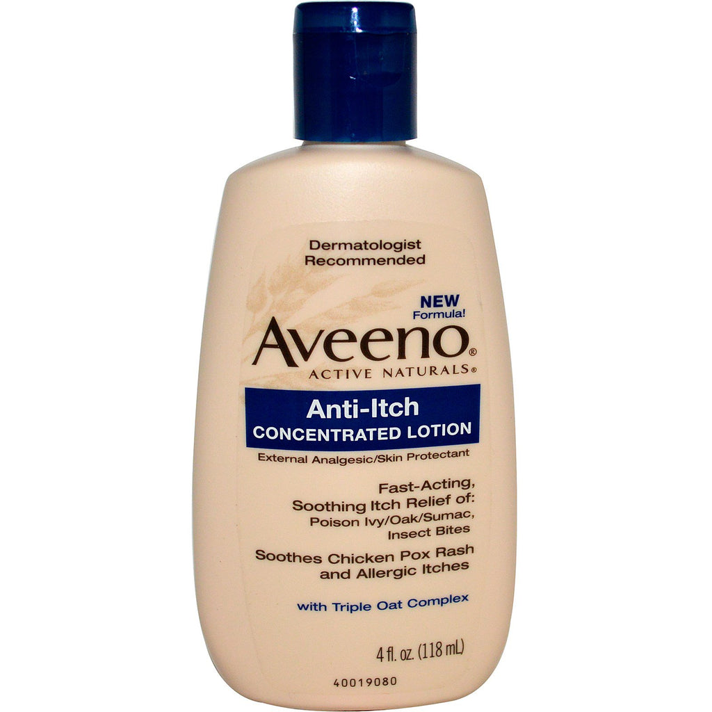 Aveeno, Active Naturals, Lotion concentrée anti-démangeaisons, 4 fl oz (118 ml)